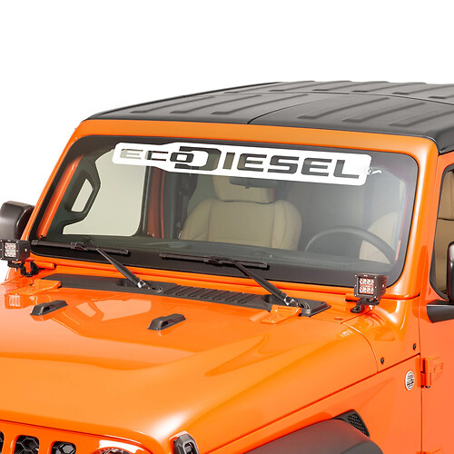 Windshield Window Jeep EcoDiesel Graphic Vinyl Decal Sticker