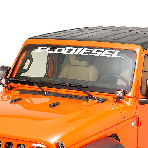 EcoDiesel Windshield Window Graphic Vinyl Decal Sticker 3 for Jeep Wrangler
