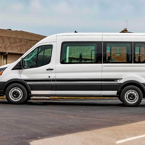 Decorated Side Stripes Vinyl Decals Kit for Musclecar Transit