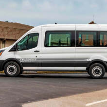 Transit Letter Line Side Stripes Vinyl Decals for Musclecar Transit 3