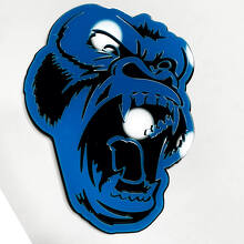 Custom 3D Badge Angry Gorilla Fender Tailgate Front Grille Badges Emblem 2 6