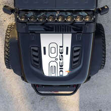3.0 Diesel Hood Graphic Vinyl Decal Sticker for Jeep Wrangler 2