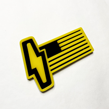 Ford 150 Lightning US Flag 3D Badge - Custom Fender Badges Emblem Yellow and Black 4