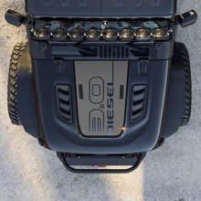 3.0 Diesel Hood Outline Graphic Vinyl Decal Sticker for Jeep Wrangler 2