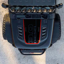 3.0 Diesel Hood Outline Graphic Vinyl Decal Sticker for Jeep Wrangler 3