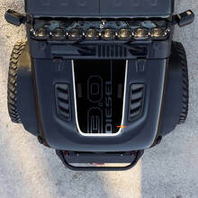 3.0 Diesel Hood Outline Graphic Vinyl Decal Sticker for Jeep Wrangler 4