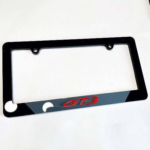Porsche 911 GT3 Vehicle License Plate Covers Frames Decor
