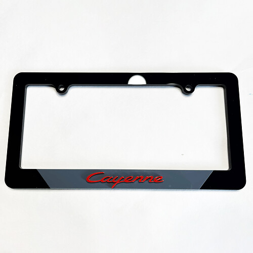 Porsche Cayenne Vehicle License Plate Covers Frames Decor