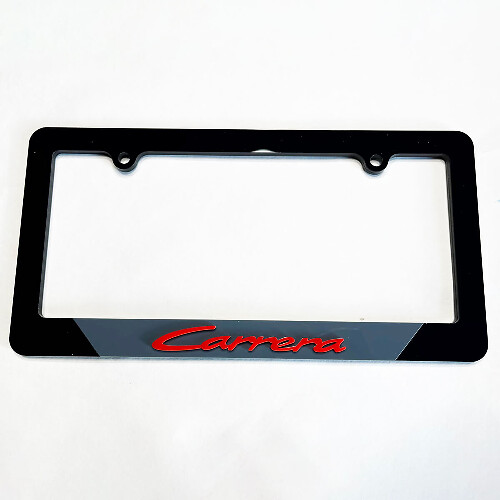 Porsche Carrera Vehicle License Plate Covers Frames Decor