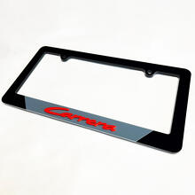 Porsche Carrera Vehicle License Plate Covers Frames Decor 3