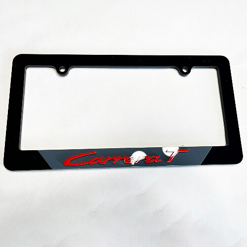 Porsche Carrera T Vehicle License Plate Covers Frames Decor