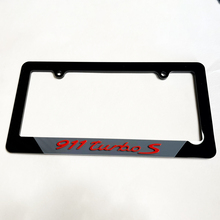 Porsche 911 Turbo S Vehicle License Plate Covers Frames Decor 2