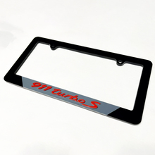 Porsche 911 Turbo S Vehicle License Plate Covers Frames Decor 3