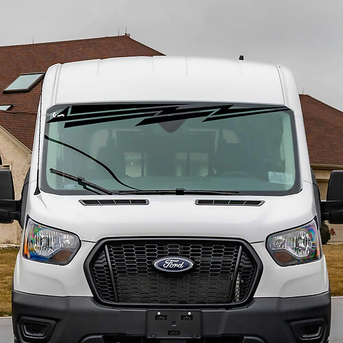 Ford Transit Windshield Vinyl Stripes Decal Sticker