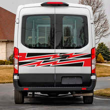 Lightning  Rear Doors Graphics Vinyl Decal Sticker 2 for Musclecar Transit 3