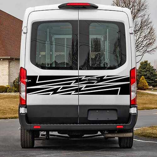 Ford Transit Rear Doors Graphics Vinyl Decal Sticker 2 1