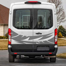 Abstract Graphics Rear Doors Vinyl Decal Sticker 3 for Musclecar Transit 2