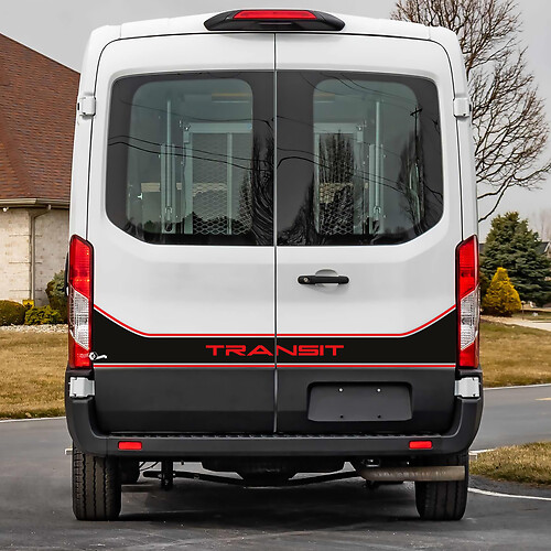 Ford Transit Rear Doors Graphics Vinyl Decal Sticker 5 1