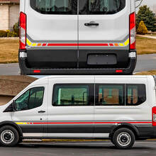 Retro Rear Side Doors Graphics Vinyl Decal Sticker for Musclecar Transit 2