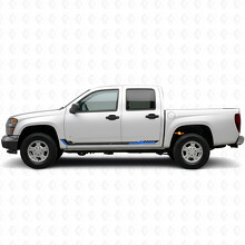Racing Line Door & Rocker Panel Vinyl Stripes for Chevrolet Colorado 1st Gen 2004-2012_3