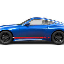 Side Checkered Stripe Decal Kit for Nissan Z Sport 3
