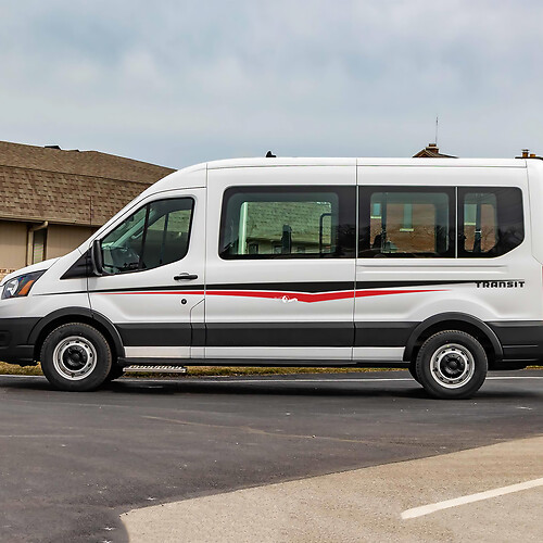 Ford Transit Stripes Side Doors Graphics Vinyl Decal Sticker 2