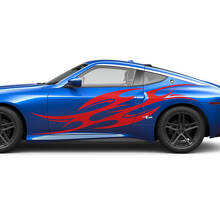 Side Fly Tribal Graphics Doors Decal Kit for Nissan Z Sport 3