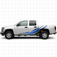 Distressed Splash Door & Bedside Vinyl Stripes for Chevrolet Colorado 1st Gen 2004-2012_3
