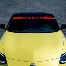 Brand Lettering Stripes Windshield Vinyl Decal Sticker for Nissan Z Sport 3