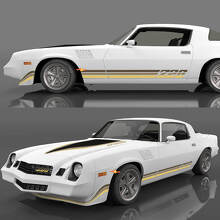 Retro Vintage Decals Sticker Stripes Kit for 1980 1981 Chevrolet Camaro Z28 2 4