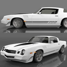 Retro Vintage Decals Sticker Stripes Kit for 1980 1981 Chevrolet Camaro Z28 2 5