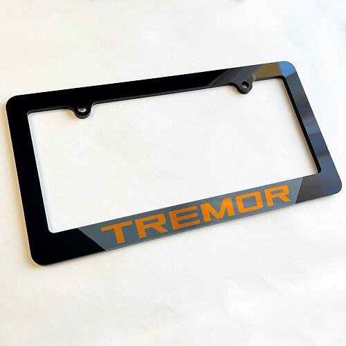 Vehicle License Plate Covers Frames Vehicle Decor fit to Ford F150 Tremor