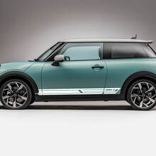 Side Racing stripes graphics decal for Mini Cooper S 3 2