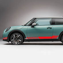 Flag Side Racing Checkered stripes Graphics Decal for Mini Cooper S 3