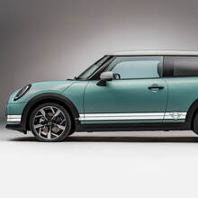 Side Racing 2 colors stripes graphics decal for Mini Cooper S 2