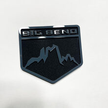 Mountains Fender Badges Tailgate 3D Emblem for Bronco Big Bend 3