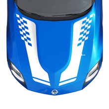Hood Checkered Stripe Decal Kit for Nissan Z Sport 2