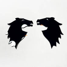 Horse Head Fender Badges Tailgate 3D Emblem for Bronco 10