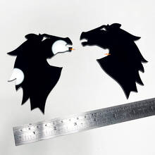 Horse Head Fender Badges Tailgate 3D Emblem for Bronco 2