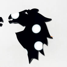 Horse Head Fender Badges Tailgate 3D Emblem for Bronco 9