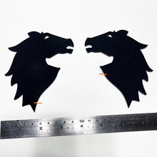 Bronco head Fender Badges Tailgate Emblem 3D Badge Black Matte 7