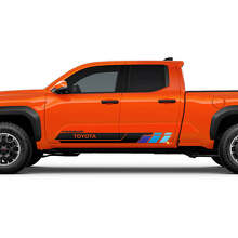 Retro Style Side Door Stripes Vinyl Decal Kit for Toyota Tacoma_2