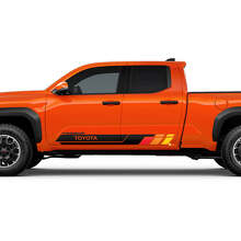 Retro Style Side Door Stripes Vinyl Decal Kit for Toyota Tacoma_3