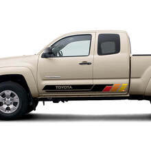Retro Style Side Door Stripes Vinyl Decal Kit for Toyota Tacoma_4