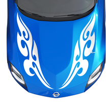 Hood Tribal Flames Stripe Decal Kit for Nissan Z Sport 2