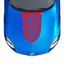 Hood Tribal Flame Stripe Decal Kit for Nissan Z Sport 3