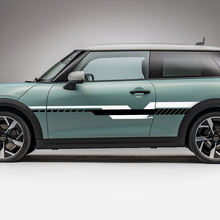 Side Racing 2 colors stripes graphics decal for Mini Cooper S 3 3