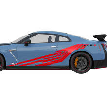 Side Graphics Nismo Stripe Line Decal Kit for Nissan GT-R 2