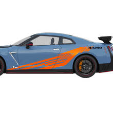 Side Graphics Nismo Stripe Line Decal Kit for Nissan GT-R 3