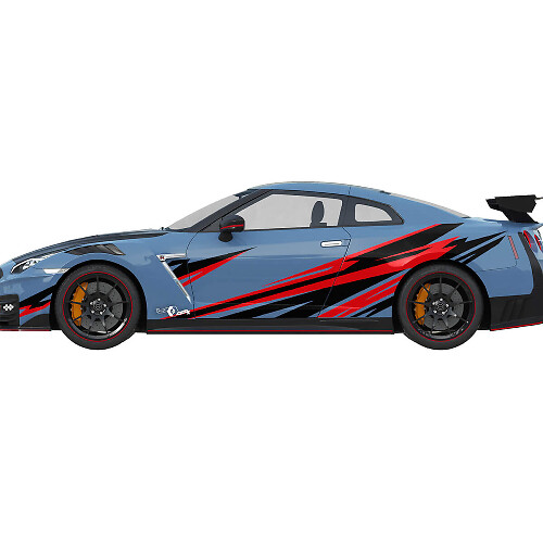 Side Graphics Nismo Style Decal Kit for Nissan GT-R 1